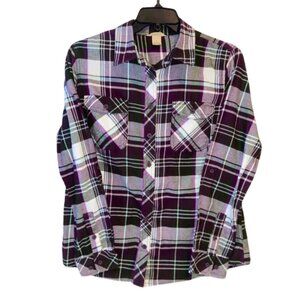 Duluth Trading Co Free Swinging Flannel Shirt